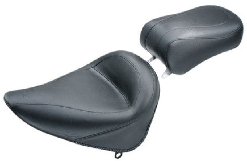 Mustang Motorcycle Mustang 84-06 Harley Standard Rear Tire Standard Touring Passenger Seat - Black 75751 75751 Photo - Primary