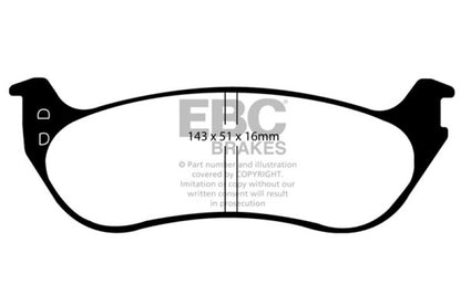 EBC Disc Brake Pad Set DP41805R Photo - Primary