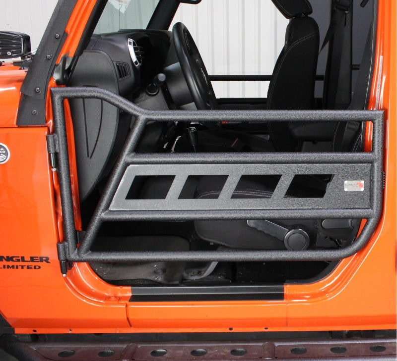Fishbone Offroad 07-18 Jeep Wrangler JK 2 Door Tube Doors FB24023 FB24023 Photo - lifestyle view