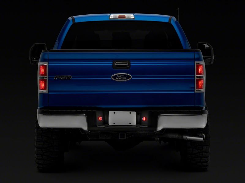 Raxiom 10-14 Ford F-150 Axial Series LED License Plate Lamps- Red and White T557361 T557361 Photo - Close Up