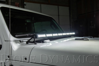 Diode Dynamics 18-21 Jeep JL Wrangler/Gladiator SS50 Hood LED Light Bar Kit - Amber Driving DD6107 DD6107 User 8