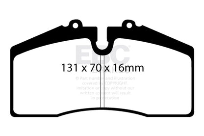 EBC Disc Brake Pad Set DP41014R Photo - Primary