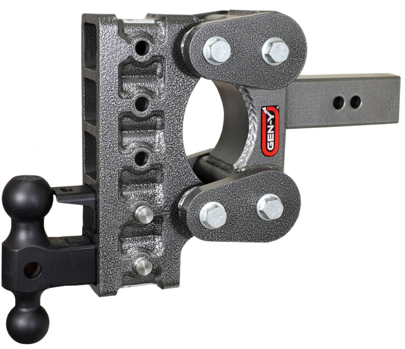 GEN-Y Hitch Gen-Y The Boss Torsion-Flex 2.5in Shank 7.5in Drop 10K Hitch w/GH-031 Dual-Ball/GH-032 Pintle Lock GH-2325 GH-2325 User 1
