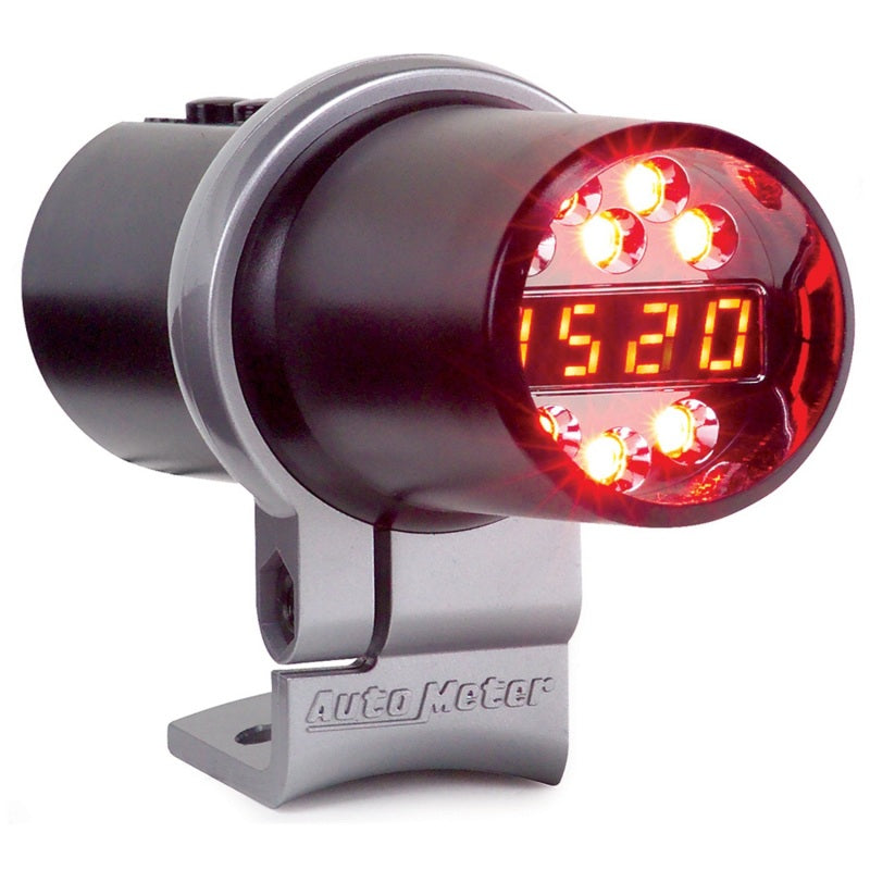 Autometer Shift Light, Digital W/ Amber Led, Black, Pedestal Mount, Dpss Level 1 5343 Photo - Primary