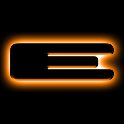 ORACLE Lighting Universal Illuminated LED Letter Badges - Matte Black Surface Finish - E 3141-E-005 3141-E-005 Photo - Primary