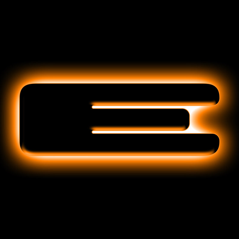 ORACLE Lighting Universal Illuminated LED Letter Badges - Matte Black Surface Finish - E 3141-E-005 3141-E-005 Photo - Primary