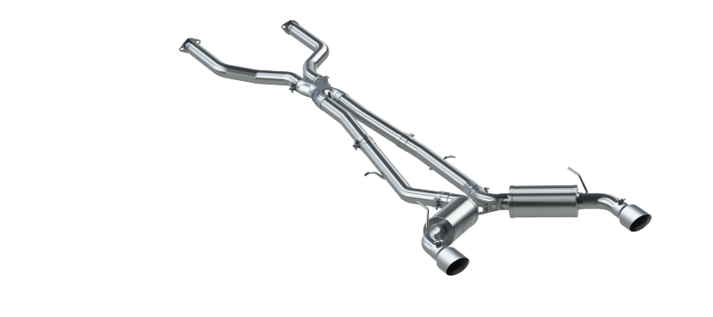 MBRP 16-22 Infiniti Q50 3.0L FWD/AWD 3in Cat Back w/ 4.5in OD Tips - T304 S4400304 S4400304 Photo - Primary