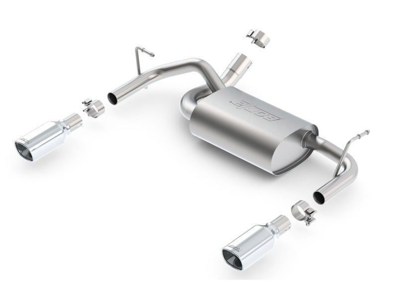 Borla 12-16 Jeep Wrangler 3.6L AT/MT 4WD Single Split Rr Exit Touring Exhaust (rear section only) 11834 11834 Photo - Primary