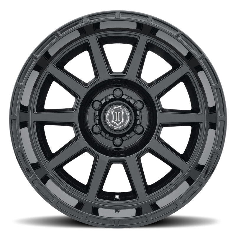 ICON Recoil 20x10 5x5 -24mm Offset 4.5in BS Gloss Black Wheel 6220107345GB 6220107345GB Photo - Close Up