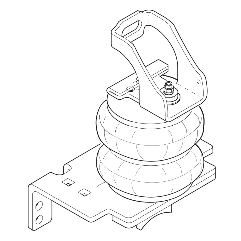 Firestone Ride-Rite Air Helper Spring Kit Rear 05-07 Ford F250/F350 2WD (W217602398) 2398 2398 Photo - Primary