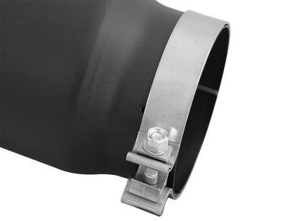 aFe MACH Force-Xp 5in 409 Stainless Steel Exhaust Tip: 5" In x 6" Out x 12 49T50601-B12 Photo - Unmounted