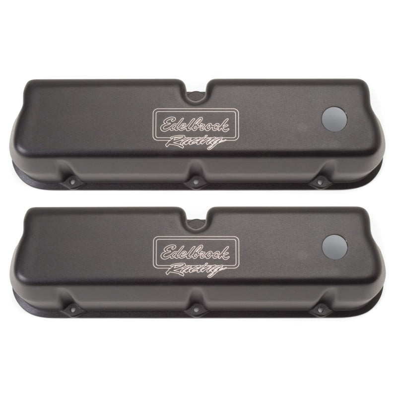 Edelbrock Valve Cover Victor Series Ford 289-302-351W CI V8 Tall Black 41263 41263 Photo - Primary