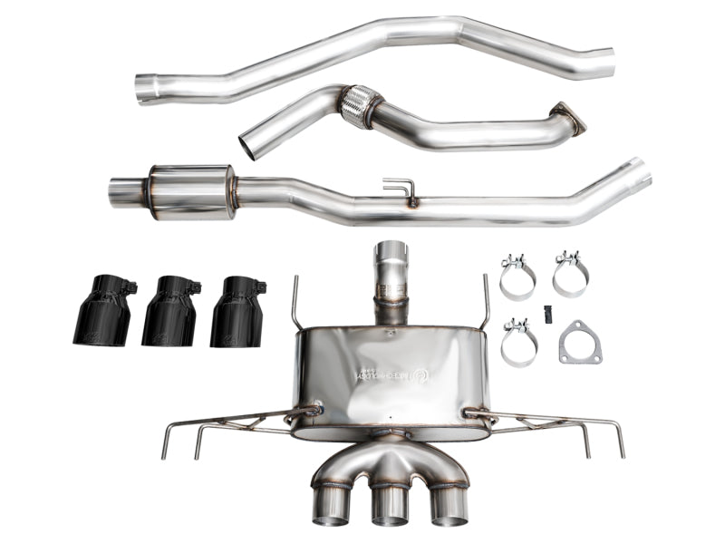 AWE Tuning 2023 Honda Civic Type R FL5 Touring Edition Exhaust w/ Triple Diamond Black Tips 3015-53287 3015-53287 Photo - out of package