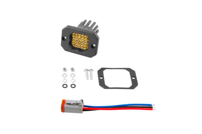 Diode Dynamics Stage Series C1 LED Pod Pro - Yellow Flood Flush ABL Each DD6478S DD6478S User 4