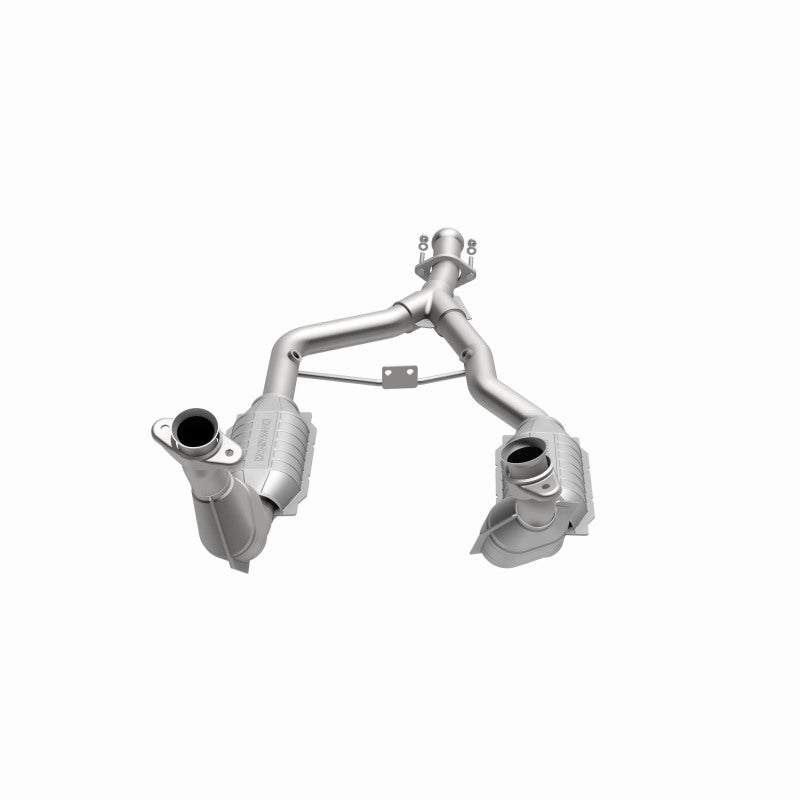 MagnaFlow Ford Mustang HM Grade Federal / EPA Compliant Direct-Fit Catalytic Converter 93344 360 Degree Image Set