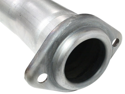 aFe Aluminized Cat-Back Exhaust No Muffler Black - Ford F-150 11-14 49-03041-B Photo - Unmounted