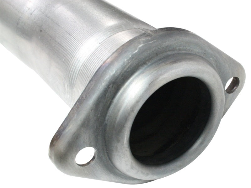 aFe Aluminized Cat-Back Exhaust No Muffler Black - Ford F-150 11-14 49-03041-B Photo - Unmounted