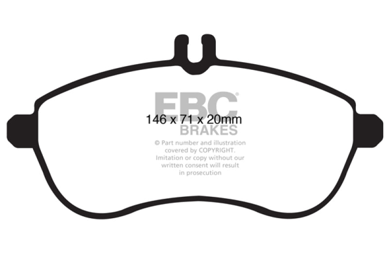 EBC Disc Brake Pad Set UD1340 Photo - Primary