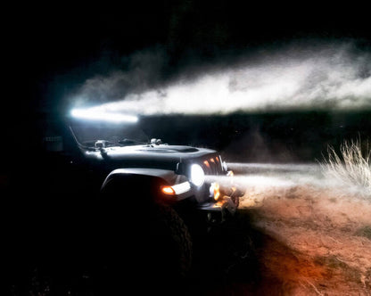 ORACLE Lighting Oracle Jeep Wrangler JL/Gladiator JT Integrated Windshield LED Light Bar System 5917-023 5917-023 Photo - lifestyle view