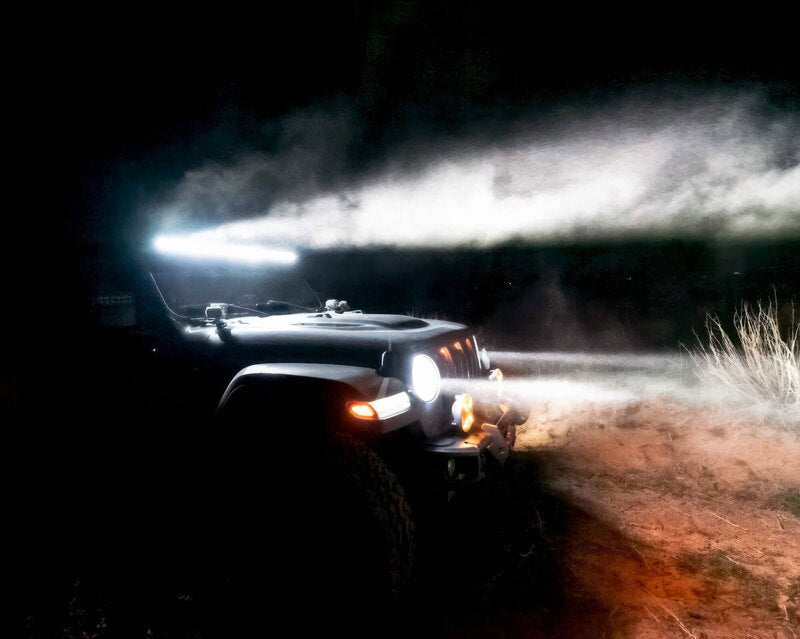 ORACLE Lighting Oracle Jeep Wrangler JL/Gladiator JT Integrated Windshield LED Light Bar System 5917-023 5917-023 Photo - lifestyle view