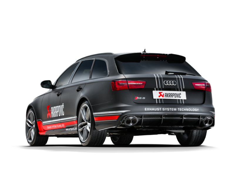 Akrapovic 14-17 Audi RS6 Avant (C7) Evolution Line Cat Back (Titanium) w/ Carbon Tips S-AU/TI/3H S-AU/TI/3H User 3