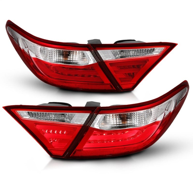 Anzo 2015-2016 Toyota Camry LED Taillights Red/Clear 321335 Photo - Unmounted