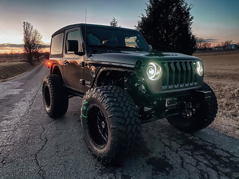 ORACLE Lighting Oracle Oculus Bi-LED Projector Headlights for Jeep JL/Gladiator JT - Matte Black - 5500K 5839-504 5839-504 Photo - lifestyle view
