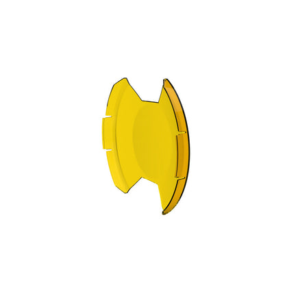 KC HiLiTES SlimLite 8in. LED Light Shield SAE Driving (Shield Only) - Selective Yellow 5210 5210 User 2