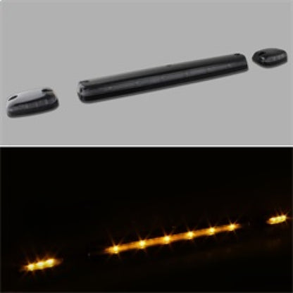 SPYDER Xtune Chevy Silverado 07-13 Amber LED Cab Roof Lights Clear ACC-LED-CS07-CR-C 9924606 9924606 Photo - Unmounted