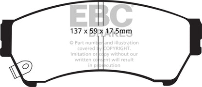 EBC Disc Brake Pad Set DP21765 Photo - Primary