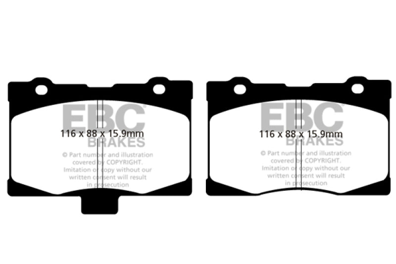 EBC Disc Brake Pad Set DP41735R Photo - Primary