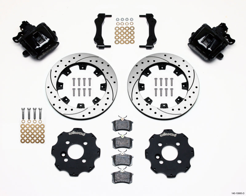 Wilwood Combination Parking Brake Rear Kit 11.75in Drilled Mini Cooper 140-10885-D 140-10885-D Photo - Primary