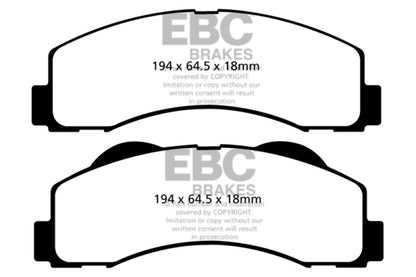EBC Disc Brake Pad Set UD1414 Photo - Primary