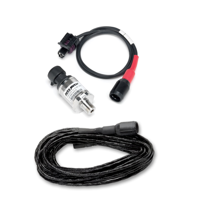 Autometer Sensor Kit Press 100psi 8ft Harness- Ultimate DL 9135 Photo - Primary