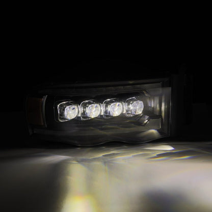 AlphaRex 02-05 Dodge Ram 1500 NOVA LED Proj Headlights Plank Style Blk w/Activ Light/Seq Signal 880564 880564 User 3