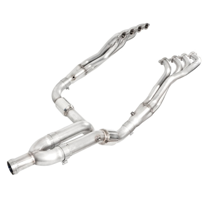 Stainless Works 2007-13 Chevy Silverado/GMC Sierra Headers 1-7/8in Primaries High-Flow Cats Y-Pipe CT07HCATY CT07HCATY Photo - Primary