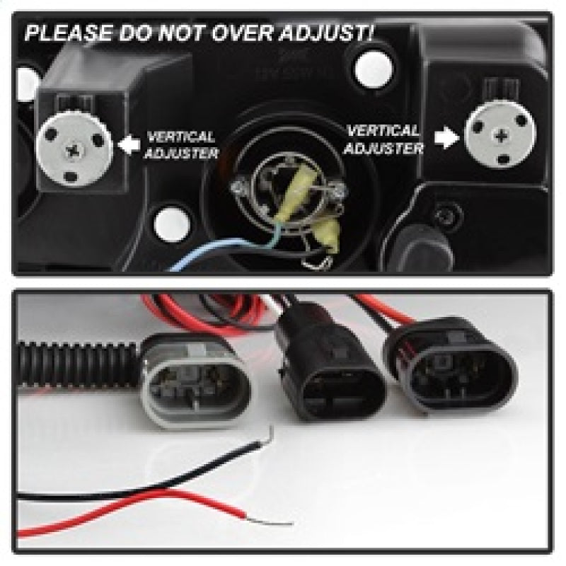 Spyder 99-01 BMW E46 3 Series 4DR Projector Headlights 1PC LED Halo (PRO-YD-BMWE46-4D-HL-AM-BSM) 5084804 5084804 Photo - Unmounted