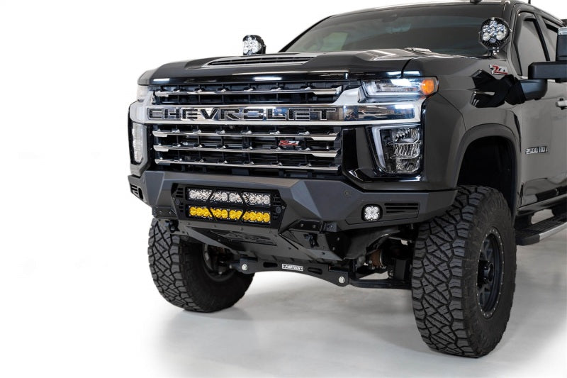 Addictive Desert Designs ADD 20-21 Chevy 2500/3500 Bomber Front Bumper F270012140103 F270012140103 Photo - Mounted