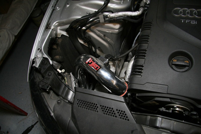 Injen 09-16 Audi A4 2.0L (t) Black Cold Air Intake SP3080BLK SP3080BLK Photo - Mounted