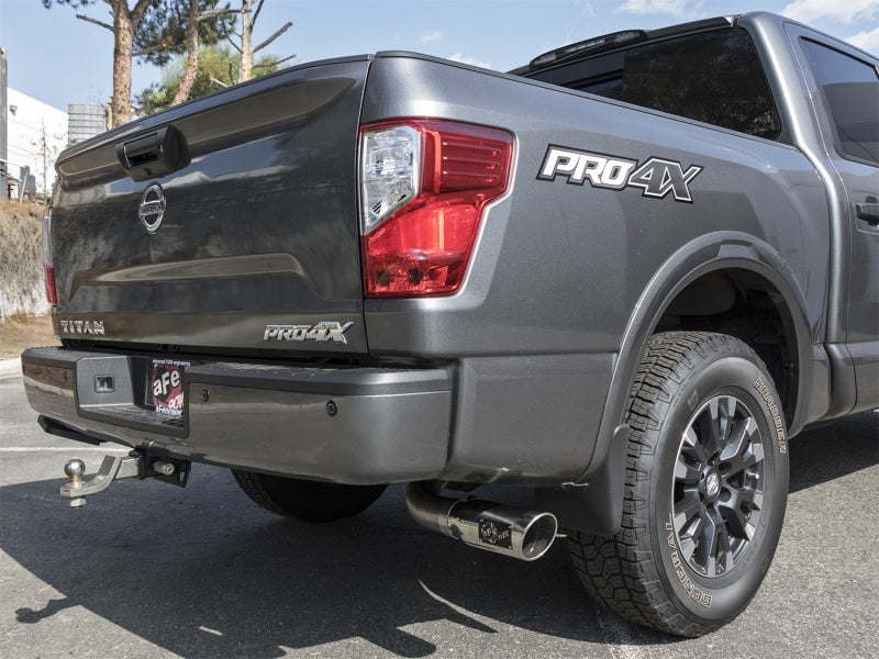 aFe MACH Force-Xp 2-1/2" into 3-1/2" 409 Stainless Steel Cat-Back Exhaust 49-46125-P Photo - Mounted