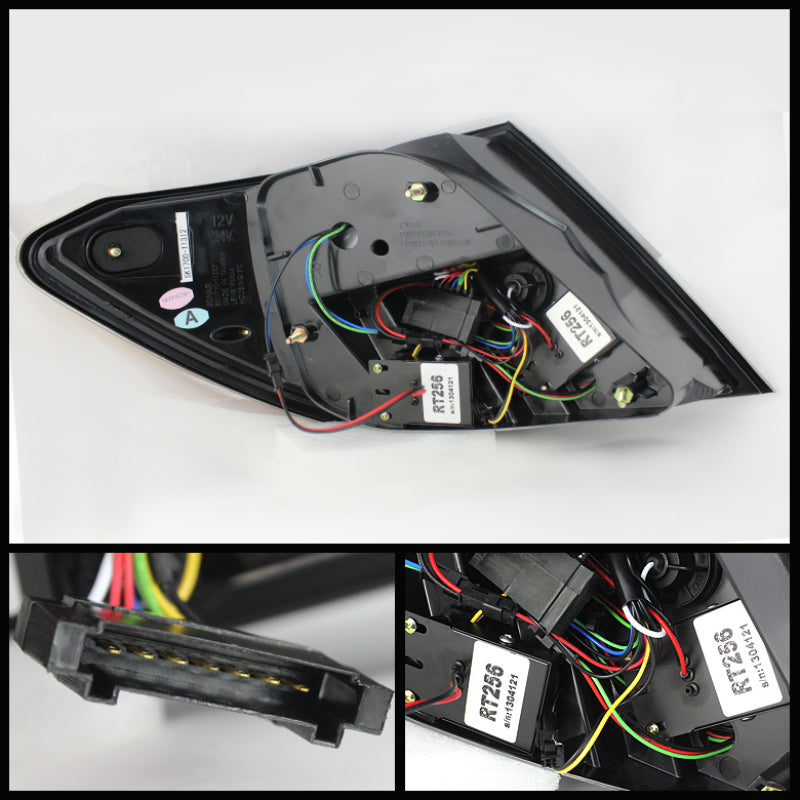 Spyder Mercedes Benz W204 C-Class 11-14 LED Tail Lights - Blk ALT-YD-MBZC11-LED-BK 5072733 5072733 User 1