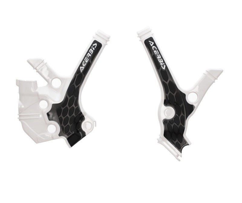 Acerbis 22+ Yamaha YZ85 Frame Guards- X-Grip - White/Black 2976221035 2976221035 Photo - Primary