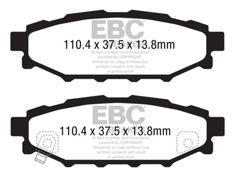 EBC Disc Brake Pad Set DP31584C Photo - Primary