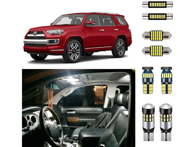 Cali Raised LED Cali Raised 16Pc Led Bulb Replacement Kit For 10-24 Toyota 4Runner CR2410 CR2410 Photo - Primary