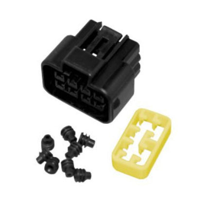 NAMZ Metric 8-Position Female Connector Kit Incl. Wire Seals/Terminals/Locking TPA (Single) NC-FW-08F NC-FW-08F Photo - Primary
