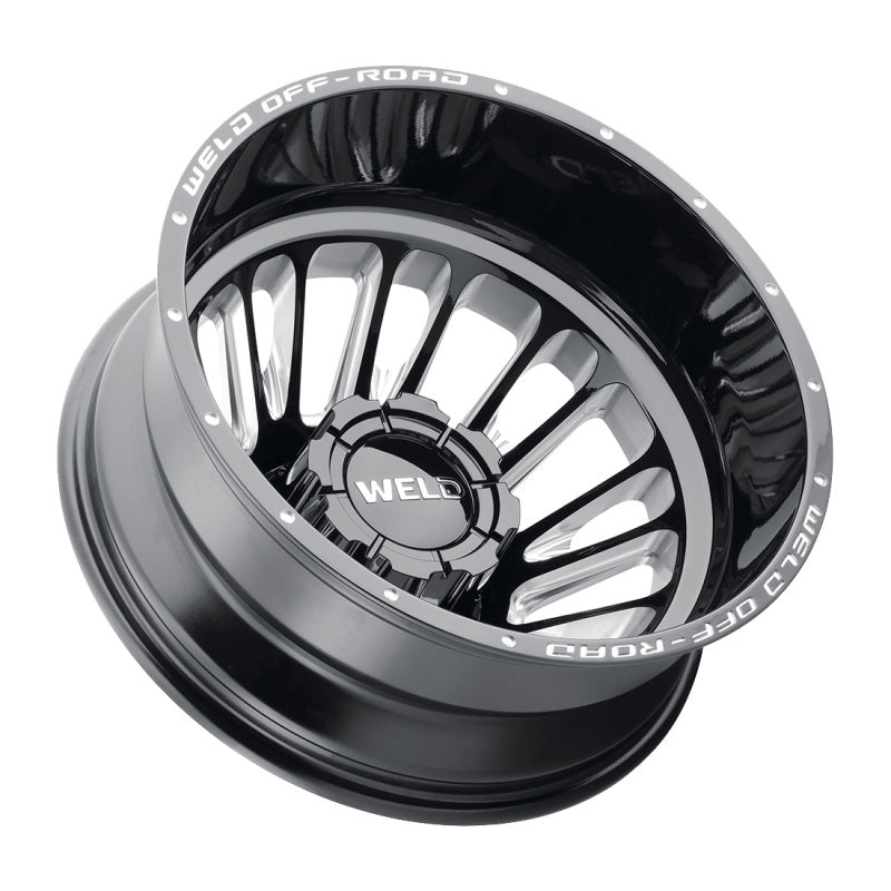 Weld Off-Road W121 20X8.25 Scorch Outer 8X165.1 ET-240 BS-4.67 Gloss Black MIL 121.6 W12108280N46 W12108280N46 Photo - Primary