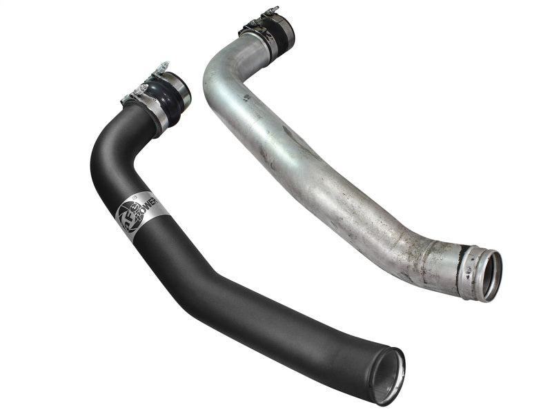 aFe BladeRunner 3in Intercooler Tubes Hot Side: Ford Diesel Trucks 99-03 V 46-20098-B Photo - Unmounted