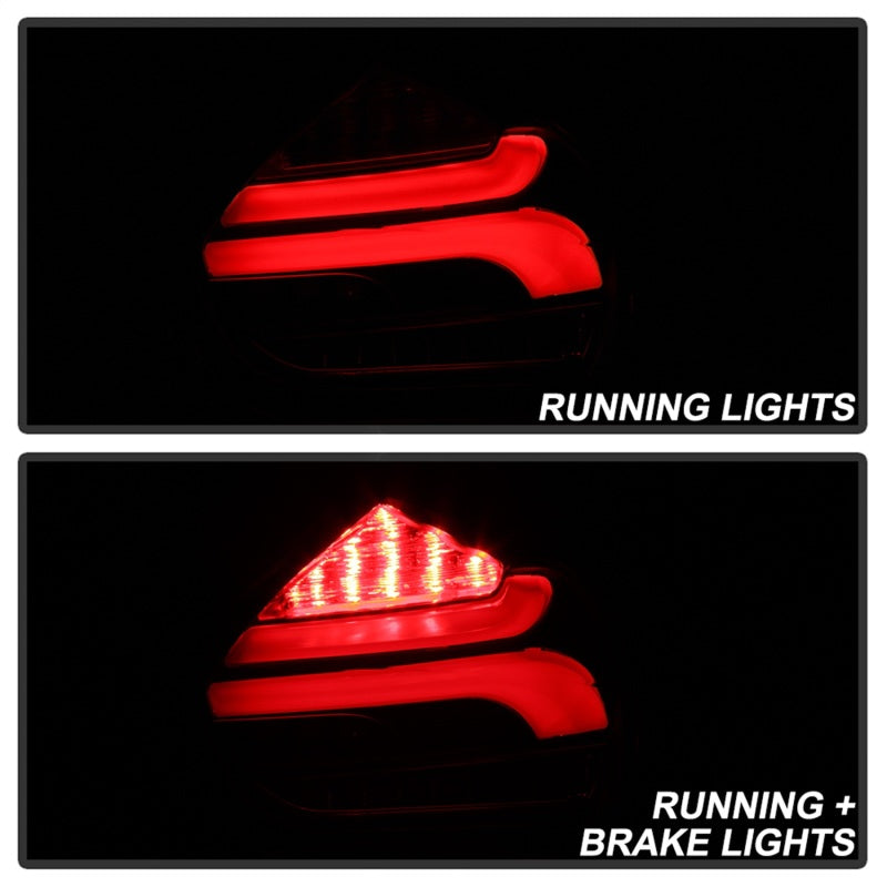Spyder 15-17 Ford Focus Hatchback LED Tail Lights w/Indicator/Reverse - Black (ALT-YD-FF155D-LED-BK) 5085719 5085719 Photo - Unmounted