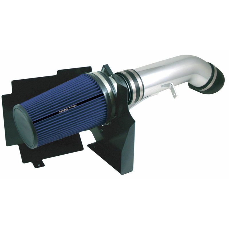 Spectre 99-07 GM Truck V8-4.8/5.3/6.0L F/I Air Intake Kit - Clear Anodized w/Blue Filter 9900B 9900B Photo - Primary