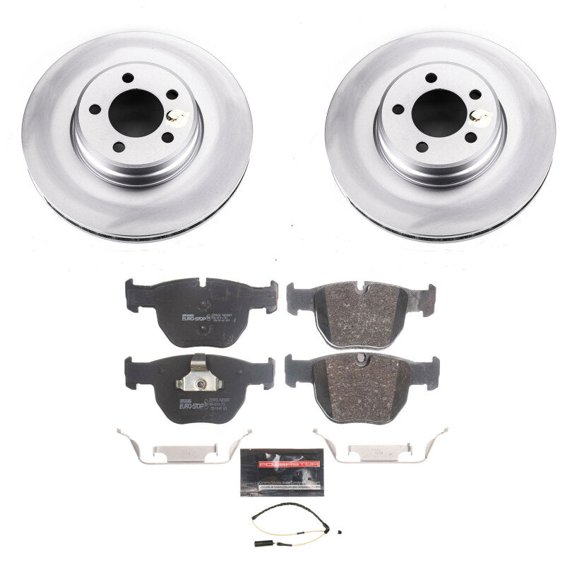PowerStop Power Stop 03-05 Land Rover Range Rover Front Euro-Stop Brake Kit ESK5111 ESK5111 Photo - Primary